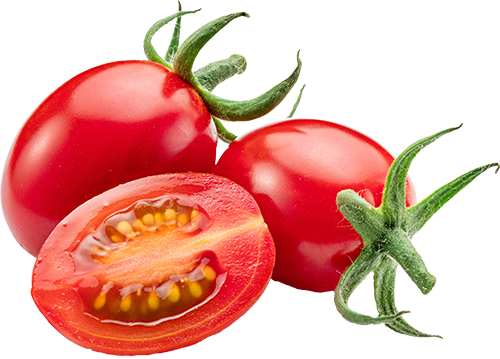Isolated grape tomatoes